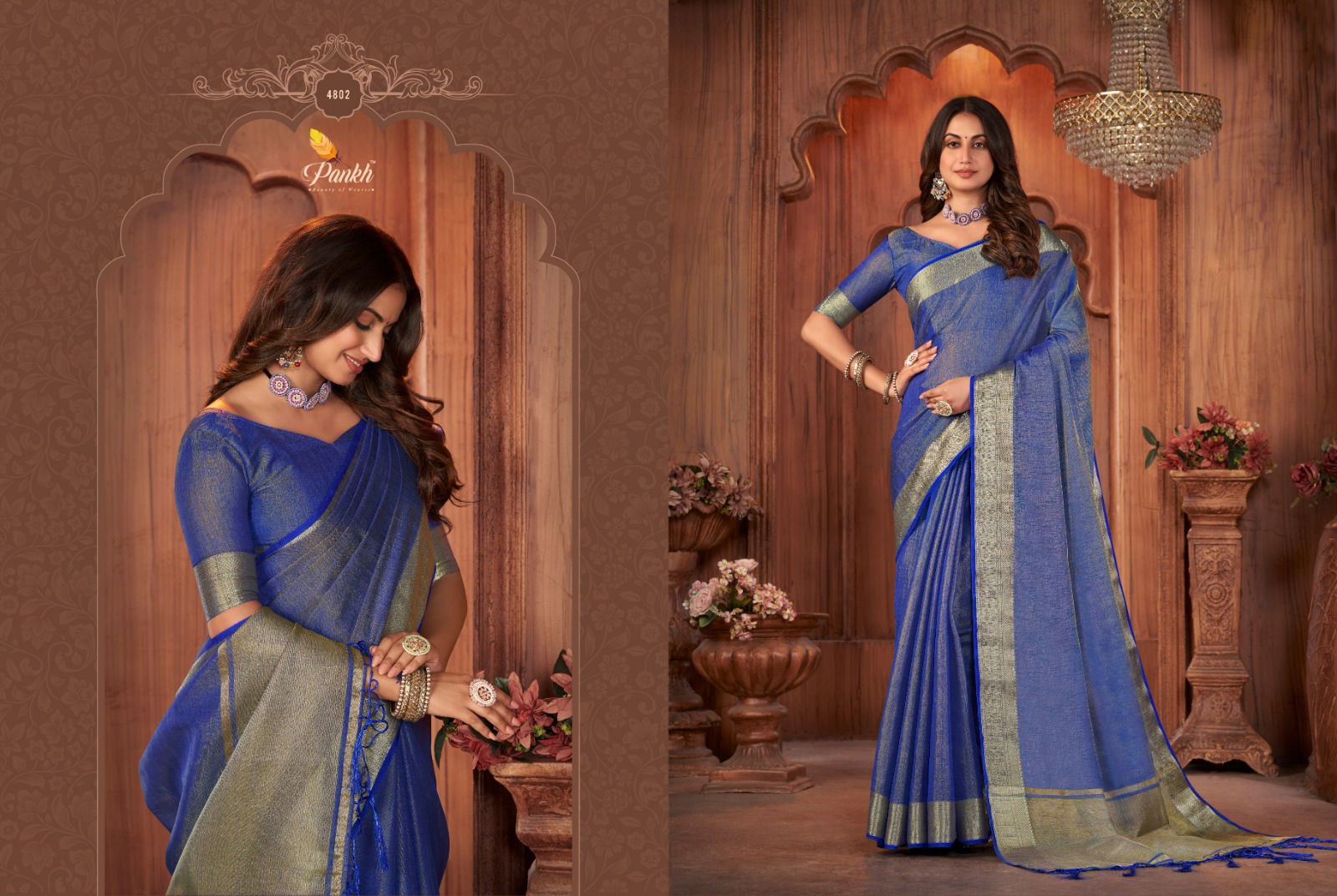 Pankh Anushka Vol 1 Wholesale Silk Saree Catalog 4801 To 4808